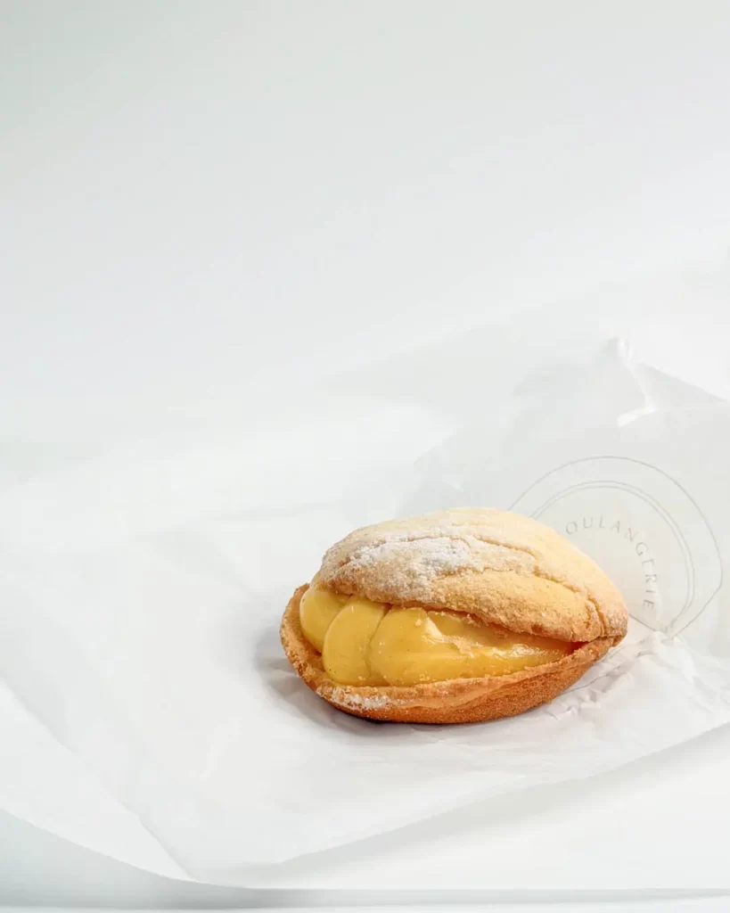Comme'N GLUTEN FREEのメロンパン生地のクリームパン【東京・世田谷 九品仏】