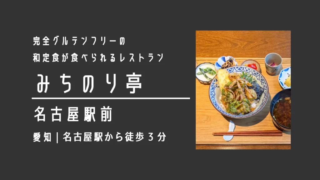 みちのり亭 名古屋駅前店のグルテンフリーの大海老フライ御膳【愛知・名古屋】