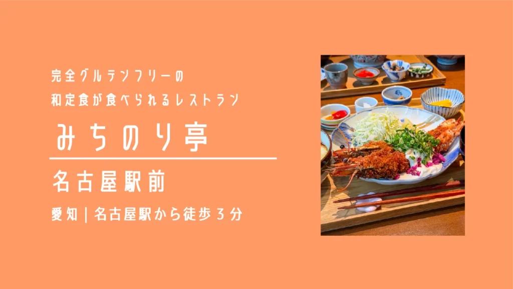 みちのり亭 名古屋駅前店のグルテンフリーの大海老フライ御膳【愛知・名古屋】