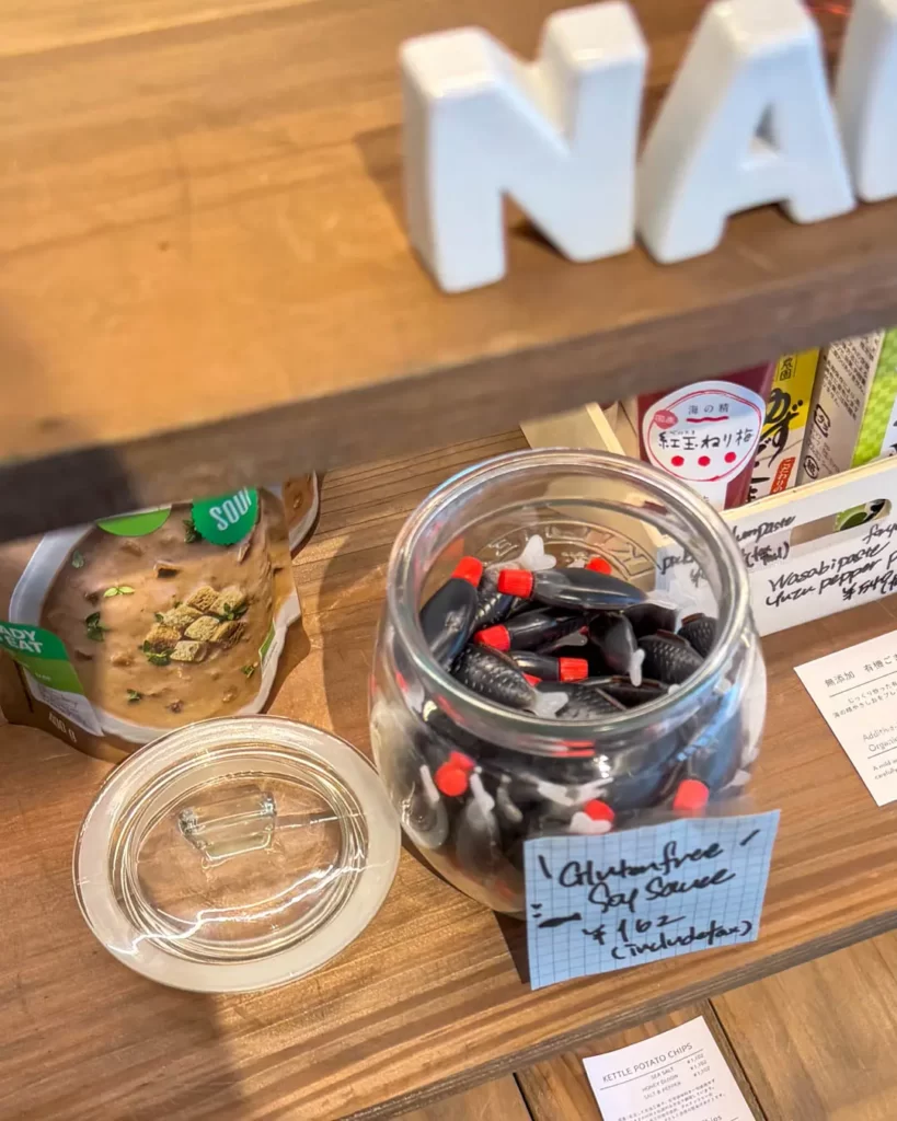 東京グルテンフリーレストラン Oh!nanaの店内 醤油差し【東京・神田】
