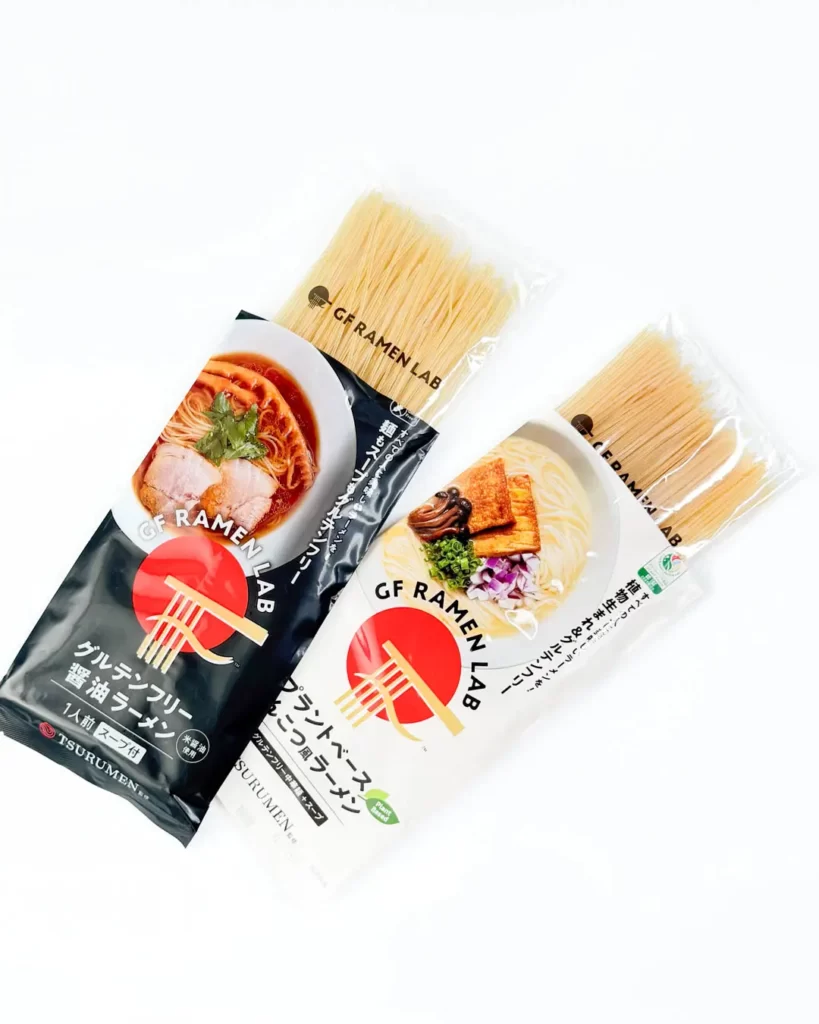 ケンミンのGF RAMEN LAB  プラントベース グルテンフリー醤油ラーメン とんこつ風ラーメン