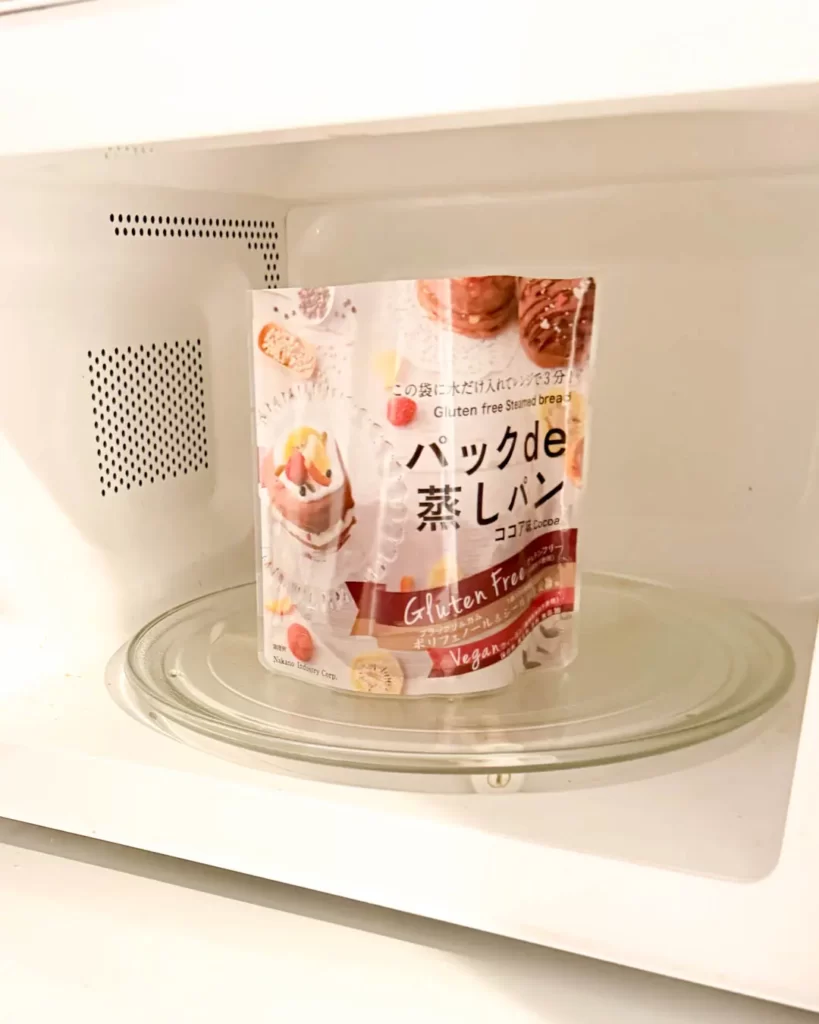 パックde蒸しパン ココア味|なかのソルガム【中野産業株式会社】