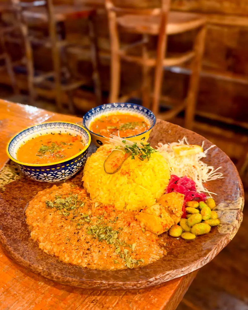 Curry&Bar Jamming(カレー&バー ジャミング)の3種盛りカレー【東京・町田】